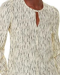 Shibori Stripe Blouse
