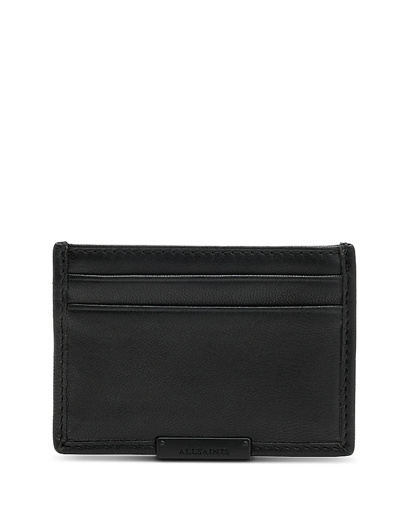 Allsaints Dove Leather Cardholder