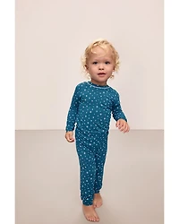 Unisex Printed Long Sleeve PJ Set - Little Kid, Big Kid