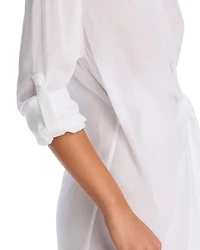 Wrap Shirt Dress Swim Cover-Up - Exclusive