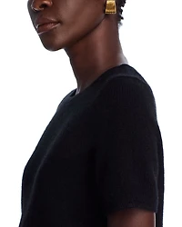Short Sleeve Cashmere Shell Top - Exclusive
