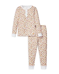 Petite Plume Unisex Snug Fit Pumpkin Patch Pajama Set - Baby, Little Kid, Big Kid
