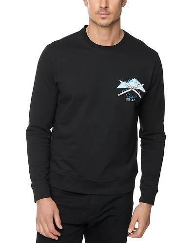 Hit The Slopes Cotton Printed Classic Fit Sweatshirt