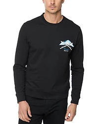 Hit The Slopes Cotton Printed Classic Fit Sweatshirt