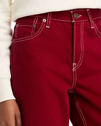 The Standard High Rise Straight Jeans Currant