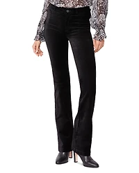 Paige Manhattan High Rise Bootcut Velvet Jeans