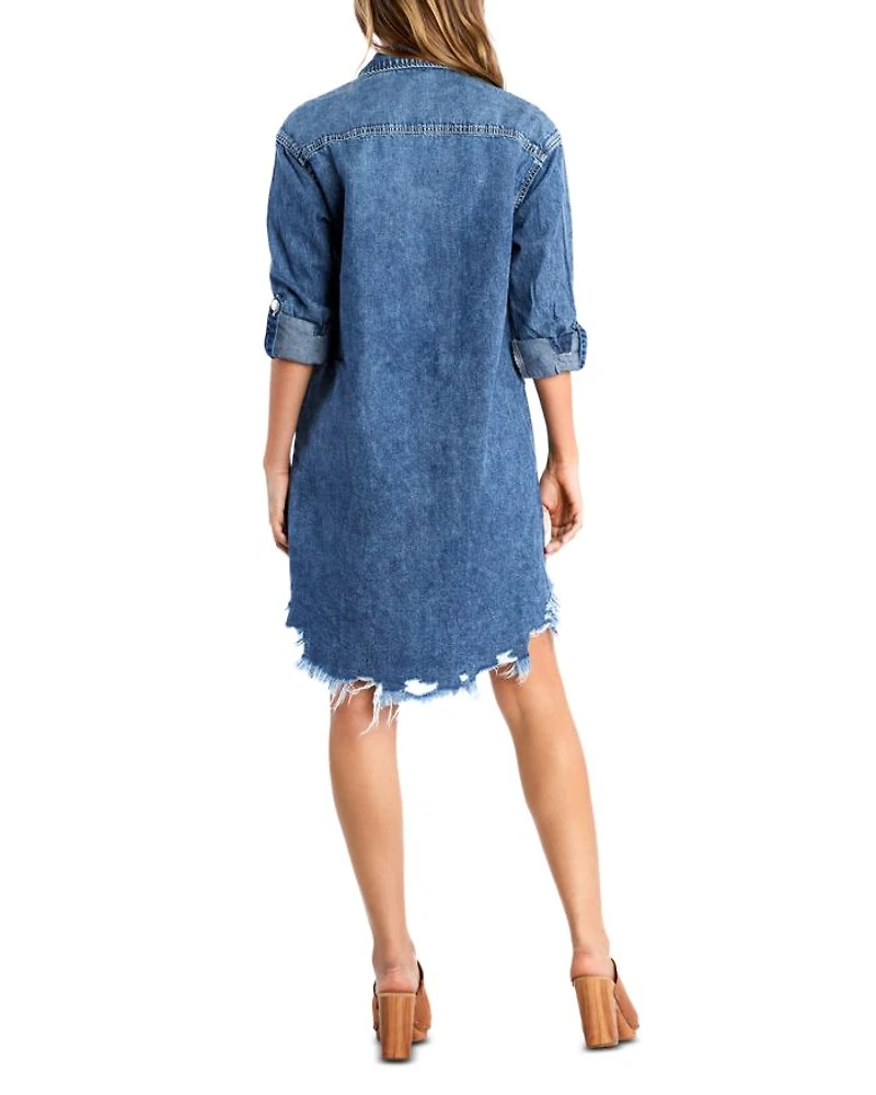 Superstar Denim Shirt Dress
