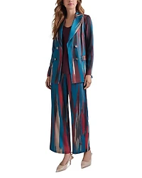 Double Breasted Brushstroke Blazer