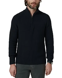 Archie Regular Fit Quarter Zip Sweater