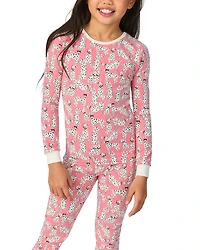 Unisex Paris Je T'aime Long Sleeve Pajama Set - Little Kid, Big Kid