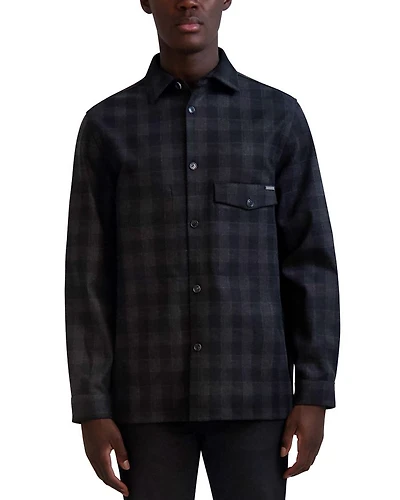 Plaid Slim Fit Button Down Shirt