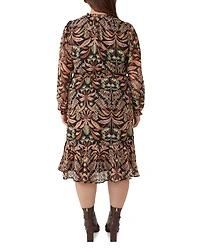 Clip Dot Midi Dress