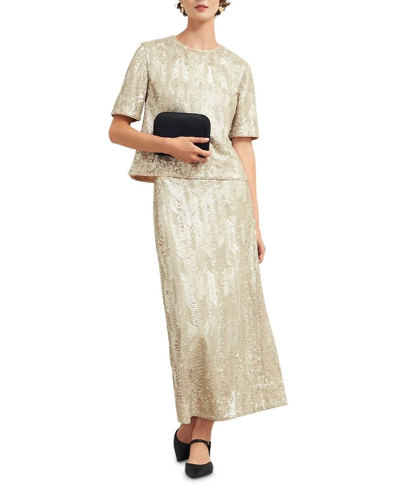 Marlowe Limited Sequined Top
