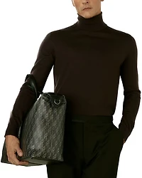 Caine Wool Slim Fit Turtleneck Sweater