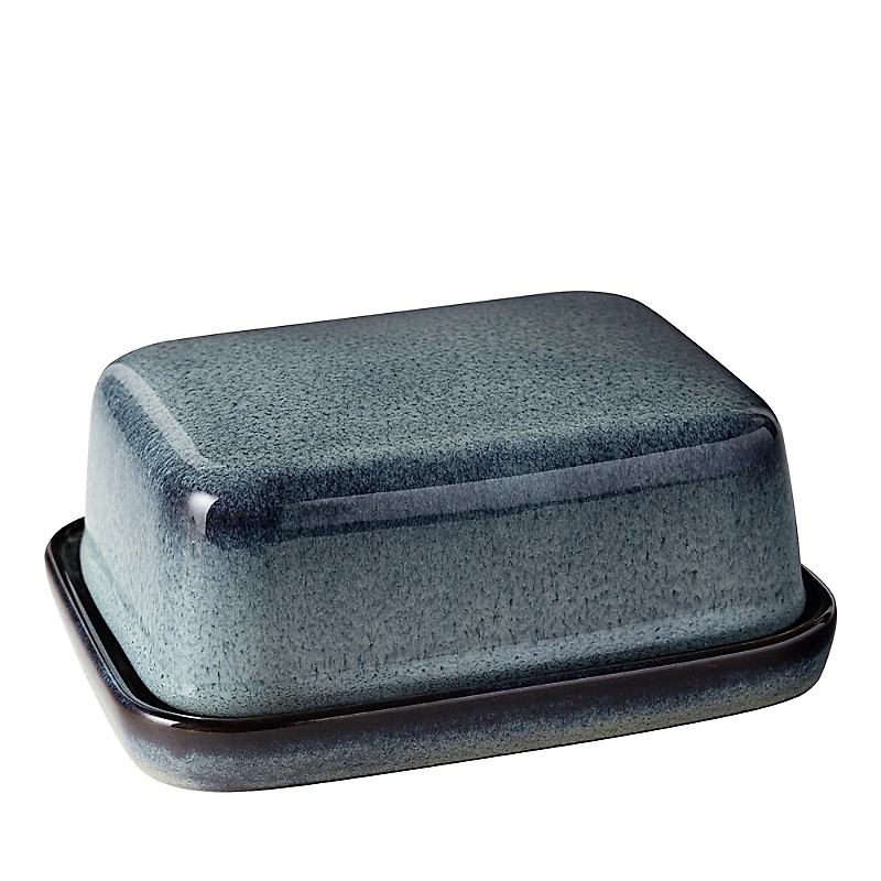 Villeroy & Boch Lave Gris Covered Butterdish