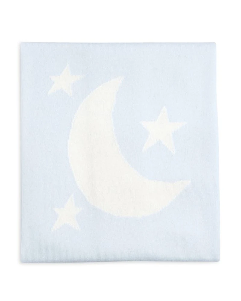 Unisex Cashmere Moon and Stars Blanket - Exclusive
