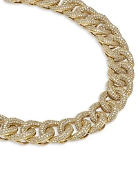 Diamond Pavé Link Bracelet in 14K Yellow Gold, 4.0 tcw