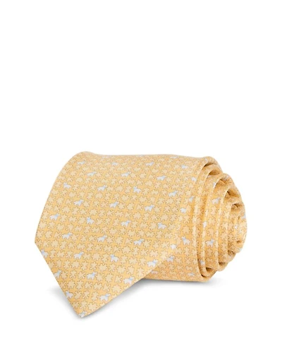 Silk Classic Puzzle Dog Tie