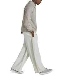 x Les 100 Ciels Unisex Noah Boucle Shawl Collar Jumper