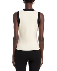 Collins Sleeveless Button Front Top