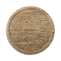 Blue Pheasant Laura Gray Travertine Lazy Susan