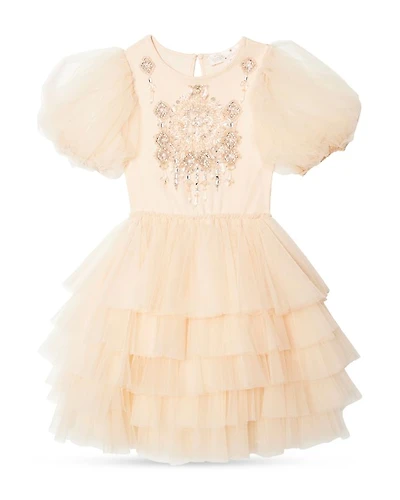 Girls' Trinket Cotton & Nylon Tutu Dress - Little Kid, Big Kid