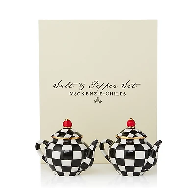 MacKenzie-Childs Teapot Salt & Pepper Set