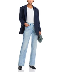 Miramar Shea High Rise Relaxed Cotton Terry Sweatpant Jeans Riverly