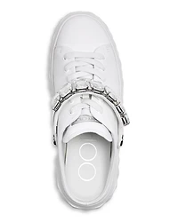 Women's Diamond Embellished Platform Slingback Sneakers
