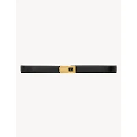 Charniere Buckle Belt Smooth Leather