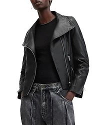 Ellis Leather Biker Jacket