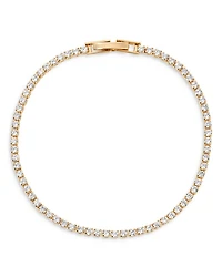Minimalist Crystal Tennis Bracelet in 18K Gold Plated