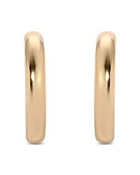 Medium Thick Classic Hoop Earrings