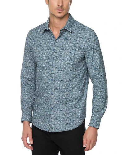 Claredon Printed Button Front Shirt
