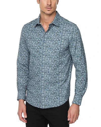 Robert Graham Claredon Printed Button Front Shirt