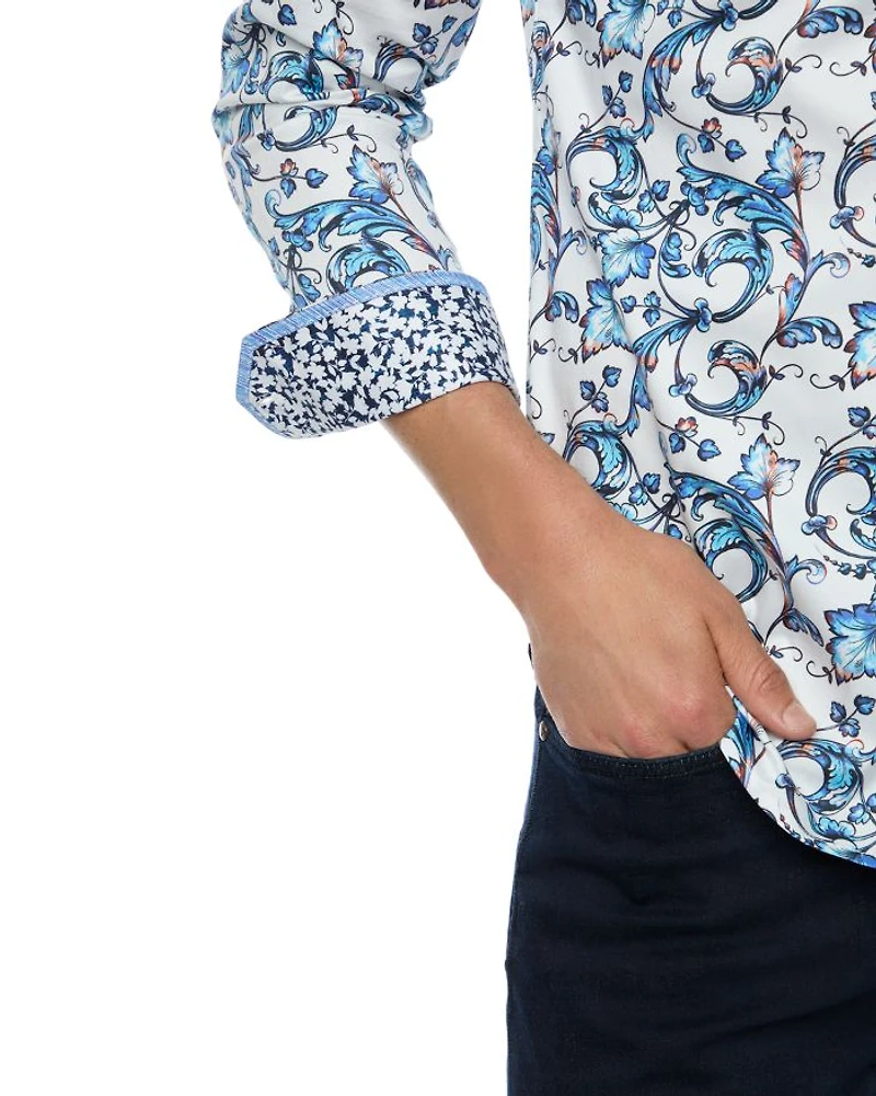 Acosta Printed Button Front Shirt