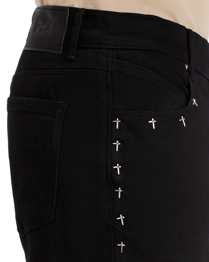 Bryant Skinny Jeans Black Cross