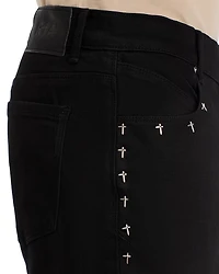 Bryant Skinny Jeans Black Cross