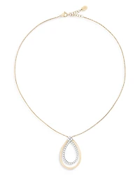 Marco Bicego 18K Yellow Gold Masai Diamond Double Pear Pendant Necklace, 16.5 - 18