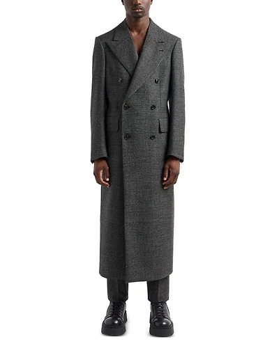 Double Breasted Wool Overcoat