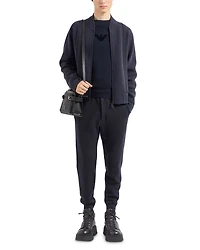 Knit Wool Bomber Jacket