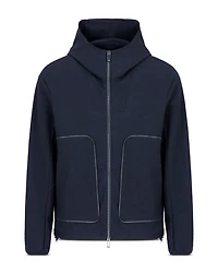 Seersucker Hooded Jacket
