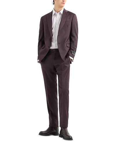 Regular Fit Solid Suit