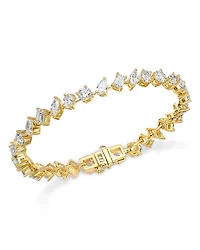 Bloomingdale's Fine Collection Certified Lab Grown Diamond Mixed Cut Tennis Bracelet