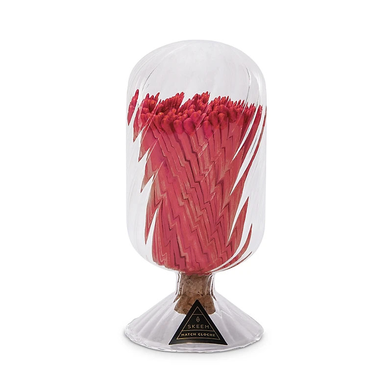 Skeem Design Helix Match Cloche, All-Red Matches