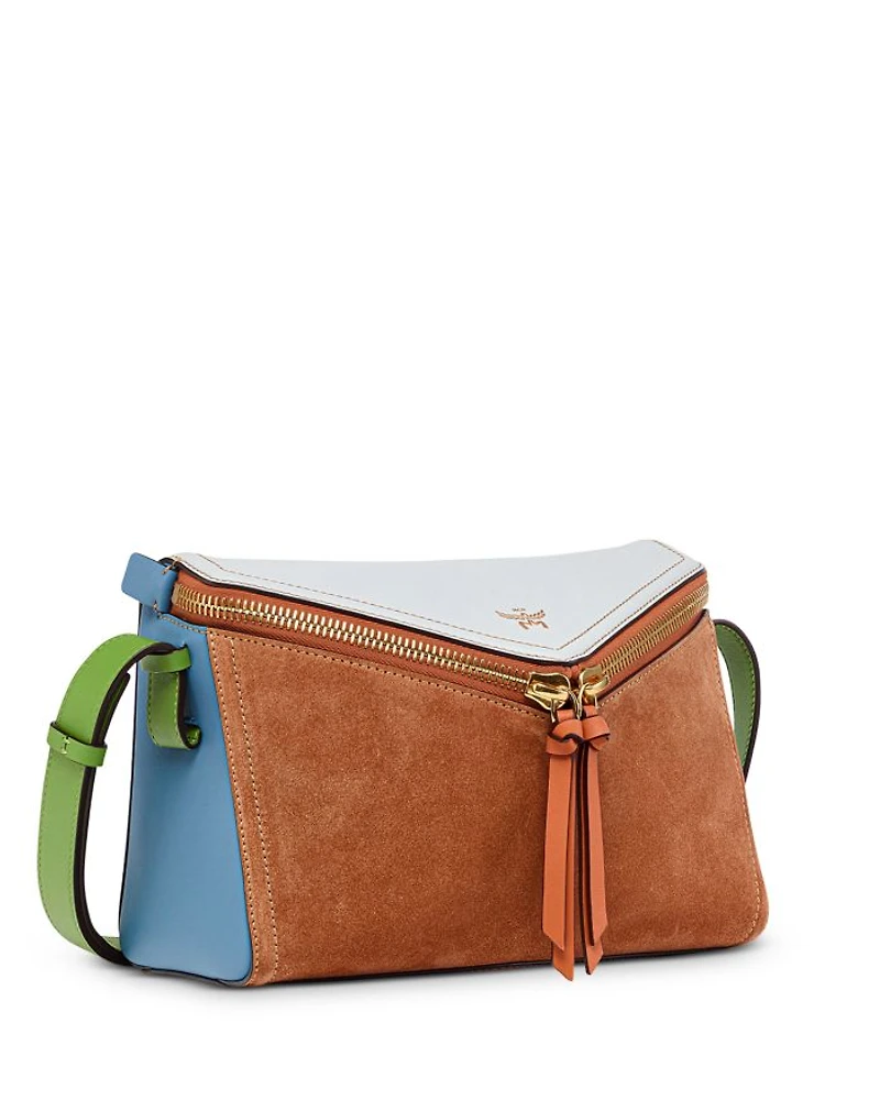 Diamant 3D Leather Shoulder Bag Small