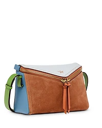 Diamant 3D Leather Shoulder Bag Small