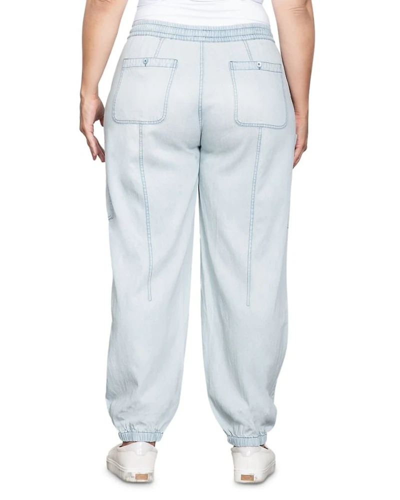 Plus Low Slung Pull On Pants