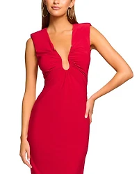 Elena Ruched Midi Dress