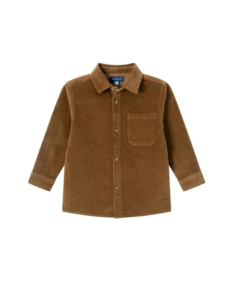 Boys' Garment Washed Corduroy Buttondown - Little Kid, Big Kid